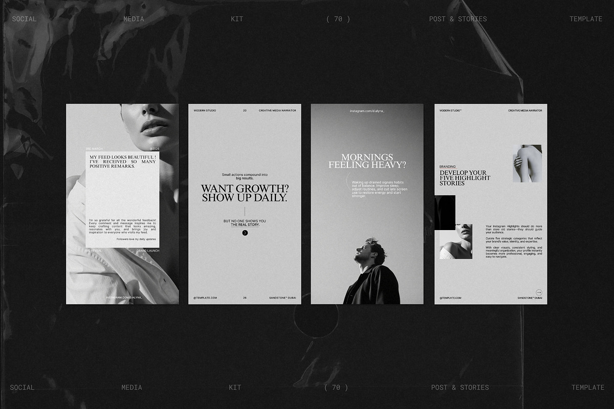 RIVA | Social Media Kit (III), a Social Media Template by Prapti Design (Photo 8 of 10)