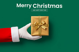 Merry Christmas & Happy New Year PSD