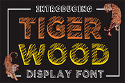 Tiger Wood, a Font by Fourteen Letter (Thumbnail 2 of 9)