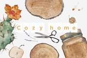 Cozy Home Collection, an Illustration by Elisa Ursa (Thumbnail 1 of 7)