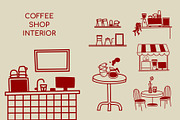 70+ Minimal Coffee Shop Line Icons, a Food Illustration by Chaka_32 (Thumbnail 6 of 8)