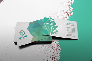 Abstract Corporate Business Card