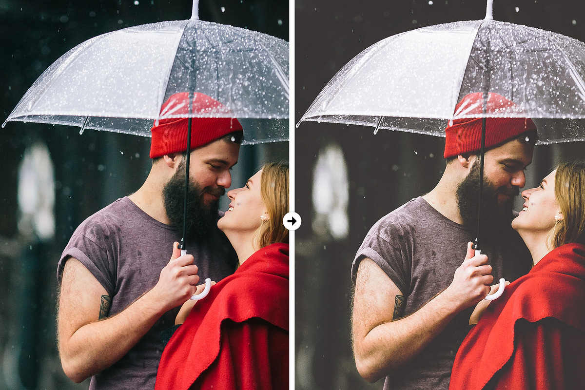8 Rainy Day LR & PS Presets, an Action Add-On by M E G A S E T S (Photo 9 of 11)