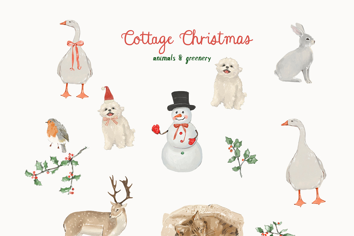 Christmas Illustrations & Templates, a Decorative Illustration by whiteheartdesign (Photo 19 of 25)