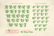 Signtelly Typeface, a Blackletter Font by alit design (Thumbnail 10 of 20)