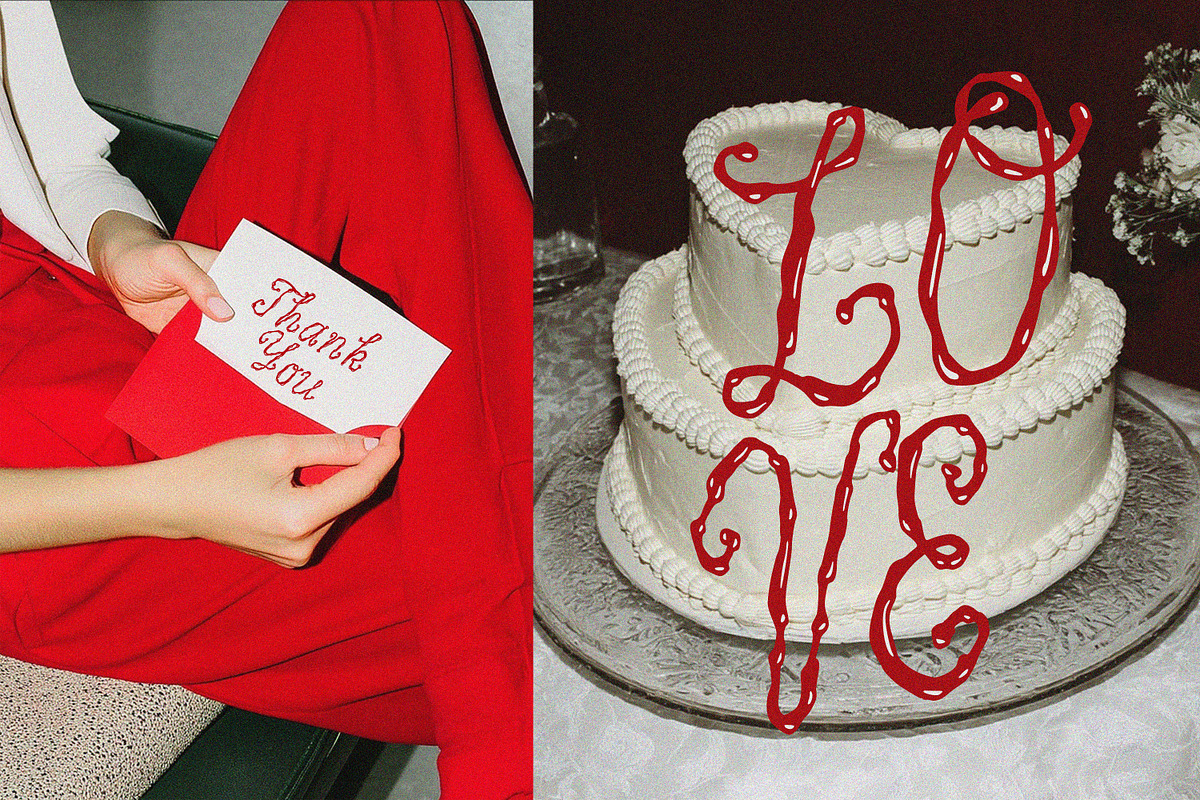 Inky Babe Messy Liquid Font Duo, a Handwritten Font by AnMark (Photo 2 of 12)