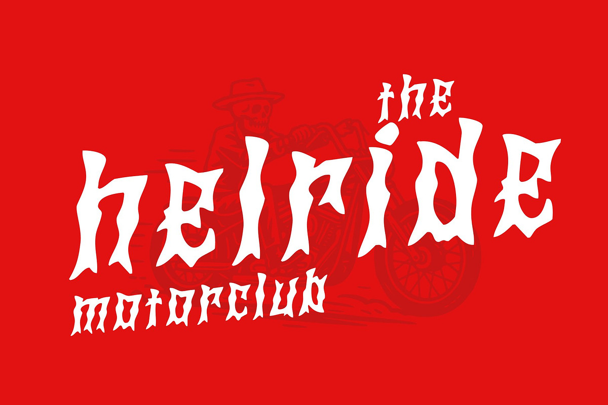 CS Gangsta Drawn, a Blackletter Font by Craft Supply Co. (Photo 7 of 8)