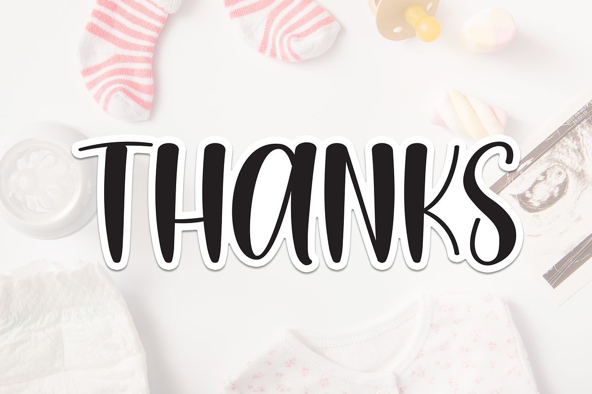 Baby Bundle | Script Font, a Script Font by Scratchones (Photo 8 of 8)