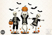 Dancing Skeleton Halloween Pumpkin P, a Graphic by Libby Wishes (Thumbnail 1 of 6)