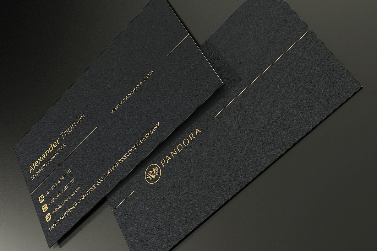 50 Golden Business Cards Bundle, a Business Card Template by Marvel (Photo 26 of 51)