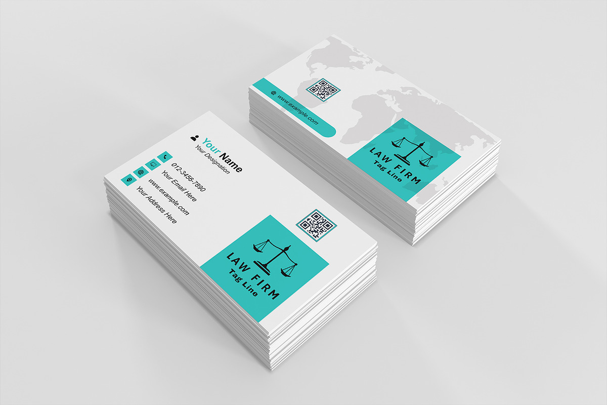 Law Consultant Card PSD preview 3