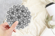 Floral Mandala Bundle, a Decorative Illustration by Elinorka (Thumbnail 9 of 11)