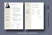 Bewerbungsvorlagen Word Lebenslauf, a Resume Template by Climbwithelevator (Thumbnail 5 of 10)