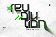 Revolution, a Font by XAL (Thumbnail 1 of 5)