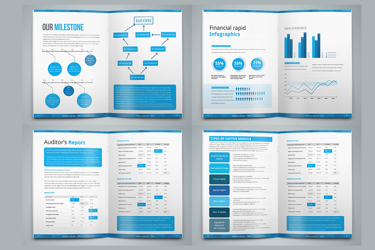 Annual Report -InDesign Template, a Brochure Template by Design_Fx (Photo 4 of 13)