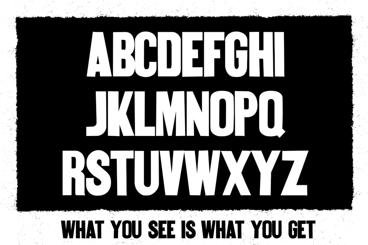 Alpha Hand Font preview 3