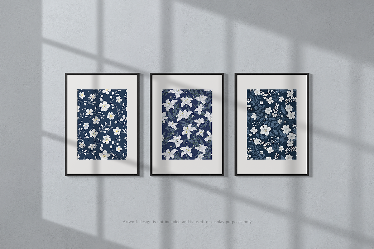 A4 Portrait, 3 Frame Mockup, a Household Mockup by Lelu Art Design (Photo 3 of 11)