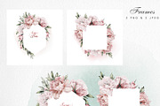 Watercolor Floral Bundle, a Texture Illustration by ollalya (Thumbnail 50 of 112)