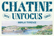 Chatine Unfocus, a Serif Font by Craft Supply Co. (Thumbnail 1 of 8)