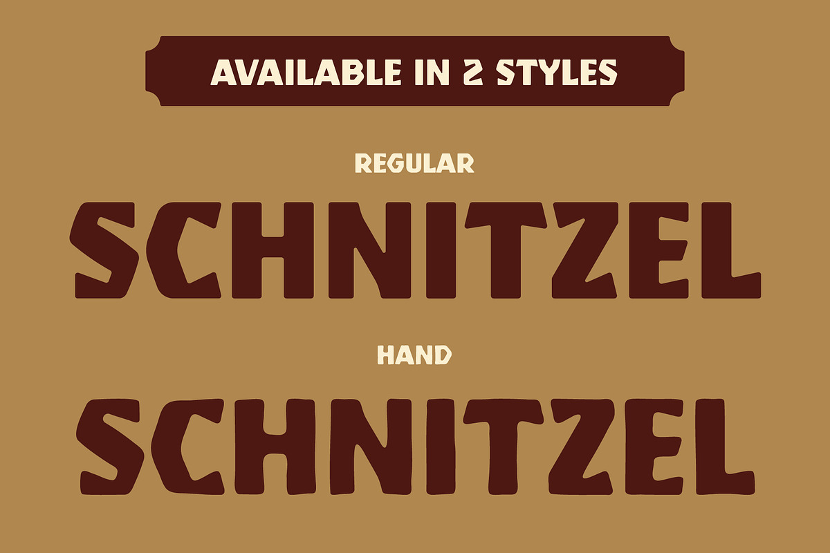 GDC Schnitzel Typeface, a Sans Serif Font by GriffinDesignCompany (Photo 4 of 7)