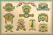 Retro Label/Insignia Vol.2, an Object Graphic by NStudio (Thumbnail 2 of 6)