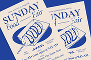 Food Fair Flyer, a Flyer Template by Gumico Studio. (Thumbnail 4 of 6)