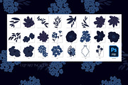 Bedtime florals. Midnight Patterns, a Pattern Graphic by PaperJamLab (Thumbnail 9 of 13)