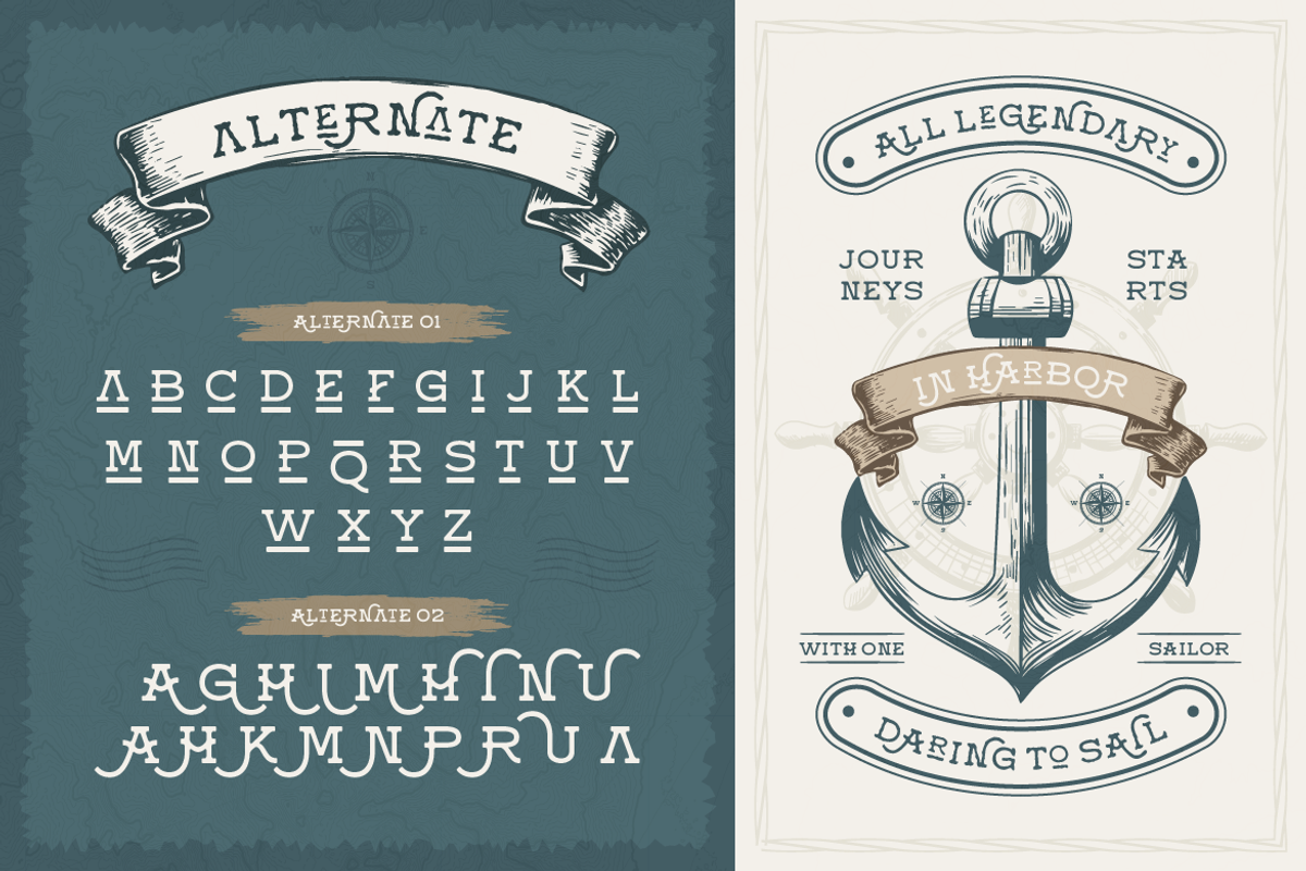 Phoenicia, a Sans Serif Font by Burntilldead (Photo 6 of 10)