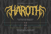Mortem - Death Metal Font, a Symbol Font by Masyafi Studio (Thumbnail 3 of 9)