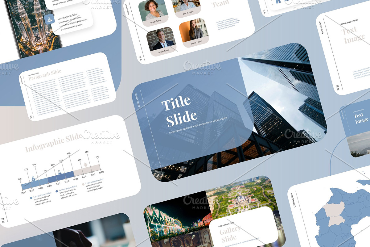 Financial Waves Business Presentatio, a Presentation Template by Interpitch (Photo 1 of 8)