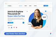 Gracia - Job Finder Hero Header, a Templates & Theme by SquidPixey (Thumbnail 1 of 3)