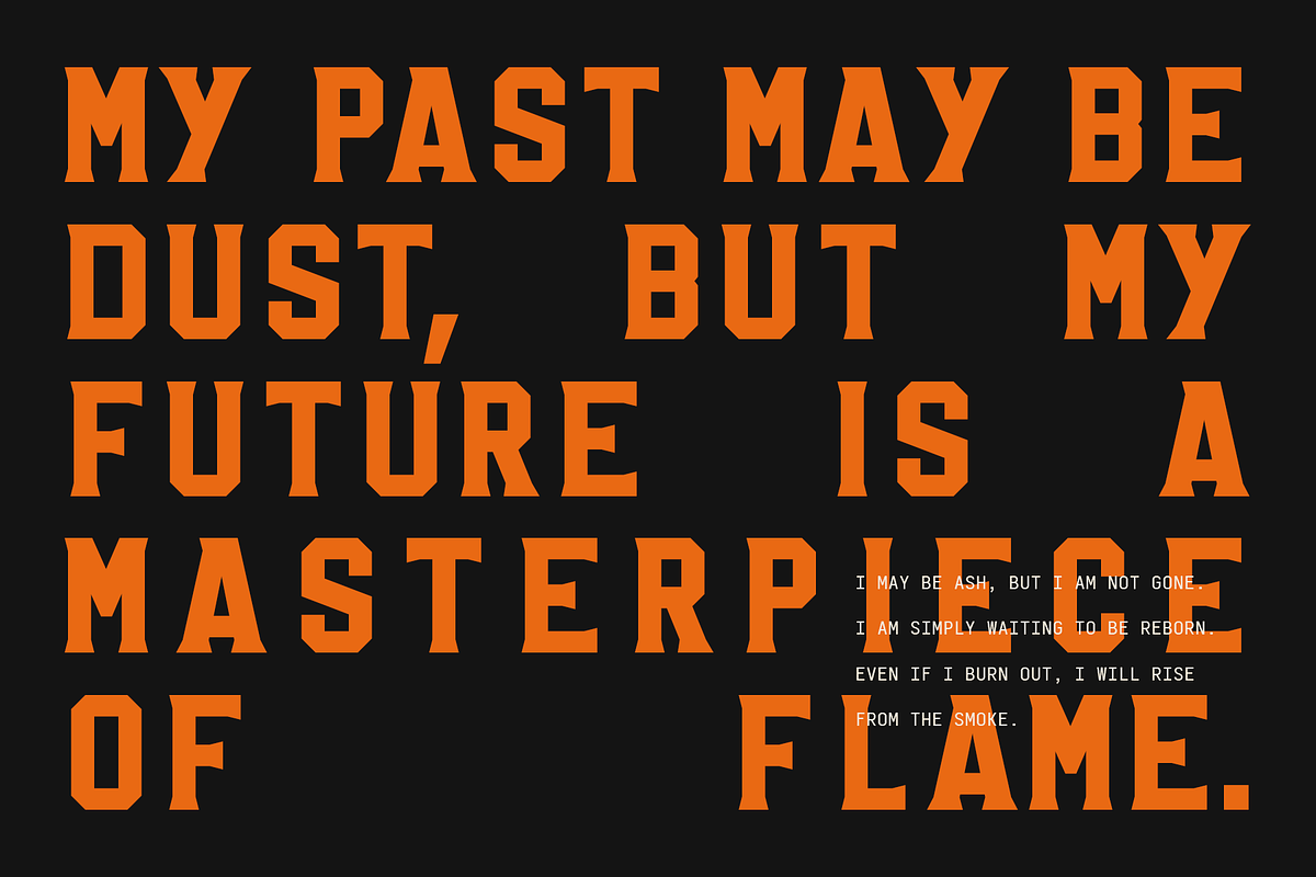 Monkrush - Display Serif Mono, a Font by Indotype Foundry (Photo 3 of 10)