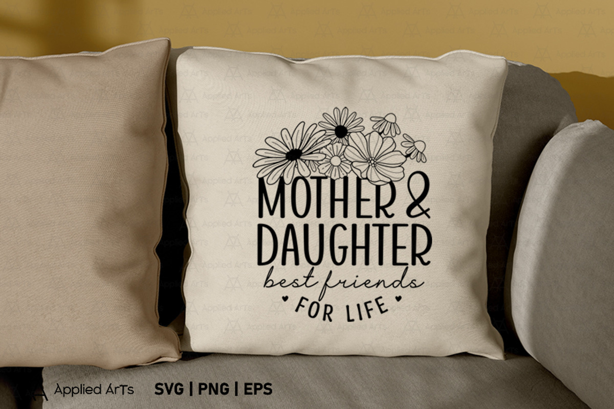 Mother and Daughter Best Friend SVG, a Graphic by Applied Arts (Photo 10 of 12)