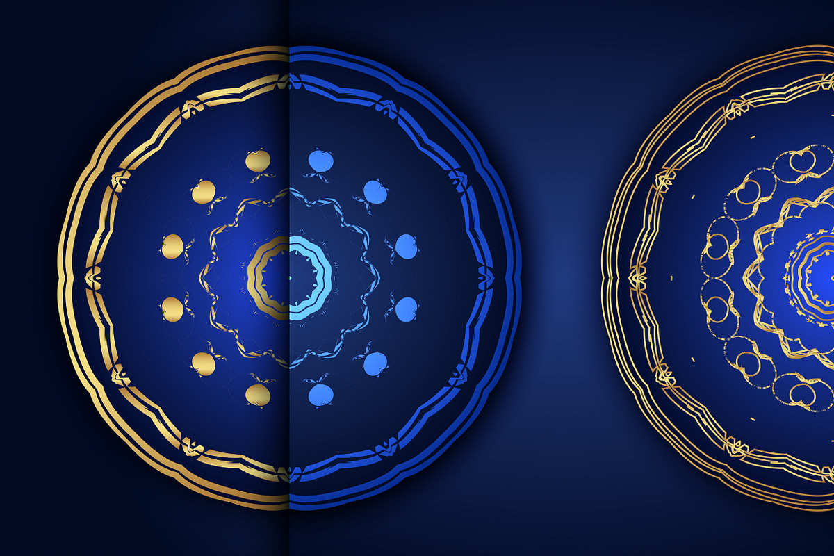 Mandala Oriental Floral art Bundle, a Background Graphic by NJ Himel (Photo 92 of 97)