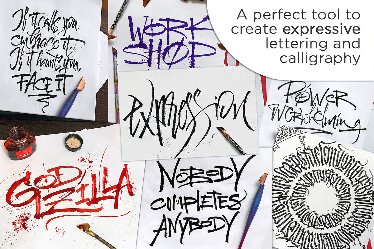 Cola Pen How to Make Tutorial, a Stationery Template by ZenLettering (Photo 2 of 6)