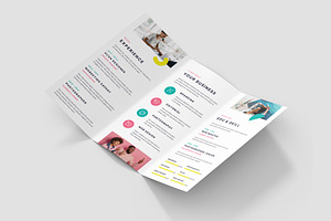 The Resume Brochure Trifold Canva