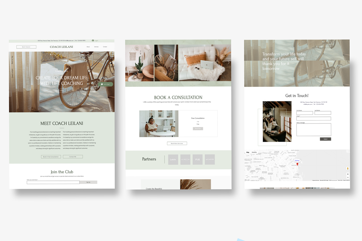 WIX Website Template, a Wix Template by CreatedbyVision LLC (Photo 2 of 2)