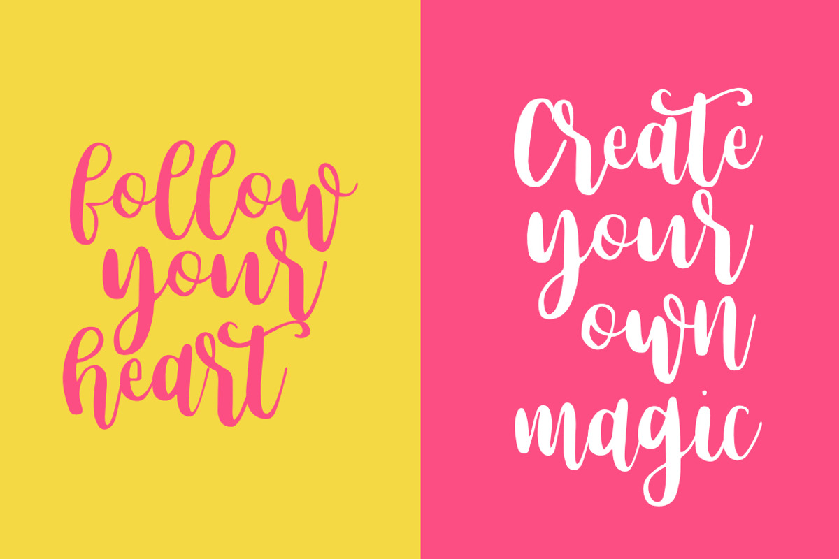 Sensation, a Handwritten Font by supfonts (Photo 5 of 5)