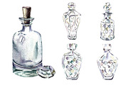 Watercolor vintage clip art., a Decorative Illustration by Vikeriya (Thumbnail 3 of 3)