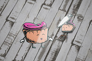Die Cut Stickers Mock-Up, a Mockup by MassDream (Thumbnail 7 of 10)