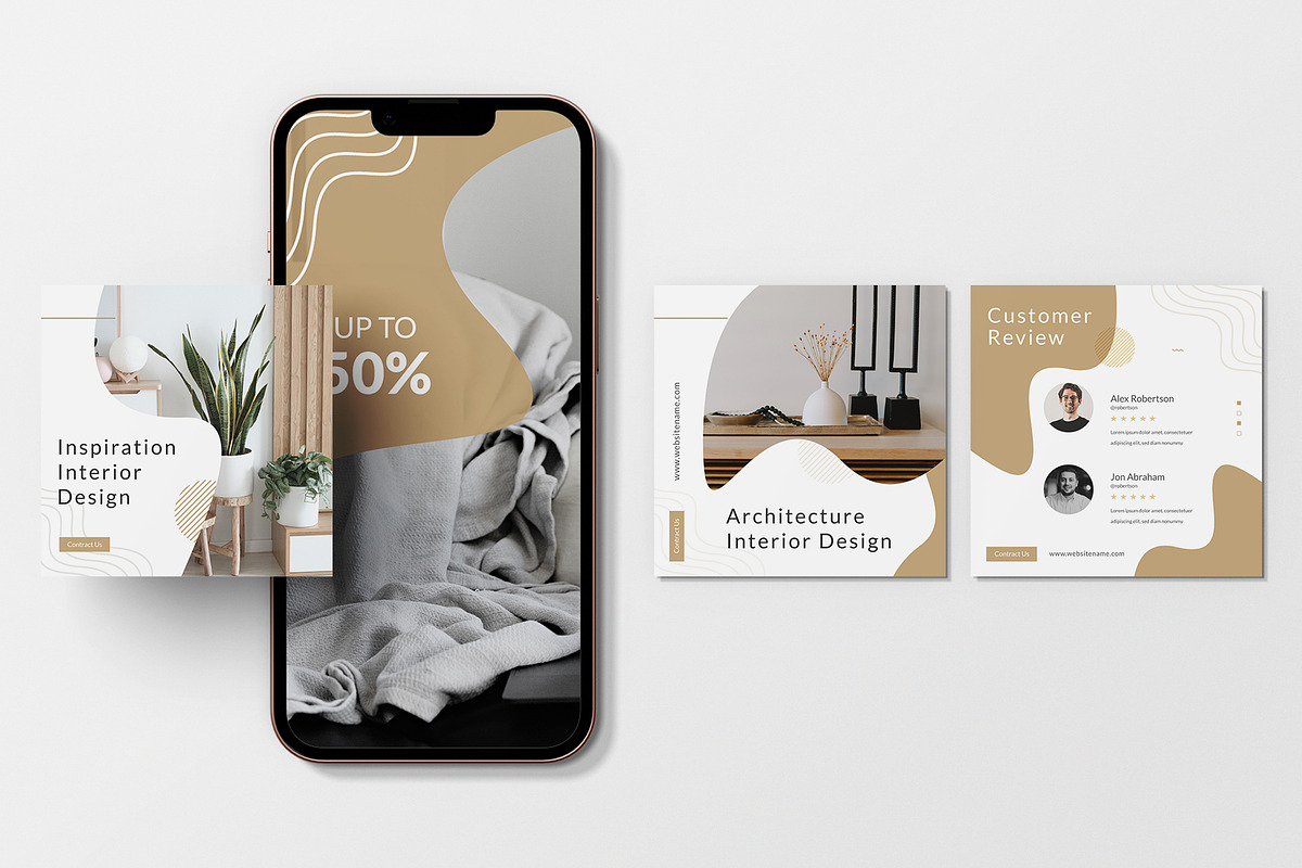 Interior Social Media Post Layout
