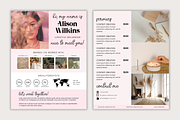 Influencer Media Press Kit, a Resume Template by thebrandcove (Thumbnail 2 of 5)