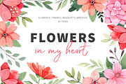 Floral bundle | Watercolor SALE, a Decorative Illustration by Kate Macate (Thumbnail 27 of 28)