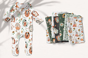 Baby Rabbit Illustrations Set, an Animal Illustration by OxanaTally (Thumbnail 10 of 13)