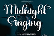 Midnight Singing, a Handwritten Font by InermediaSTUDIO (Thumbnail 1 of 8)
