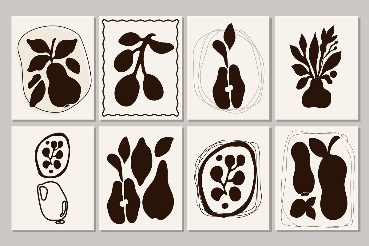 Modern Abstract Contour Art Poster, an Illustration by Imaginary Party (Photo 2 of 8)