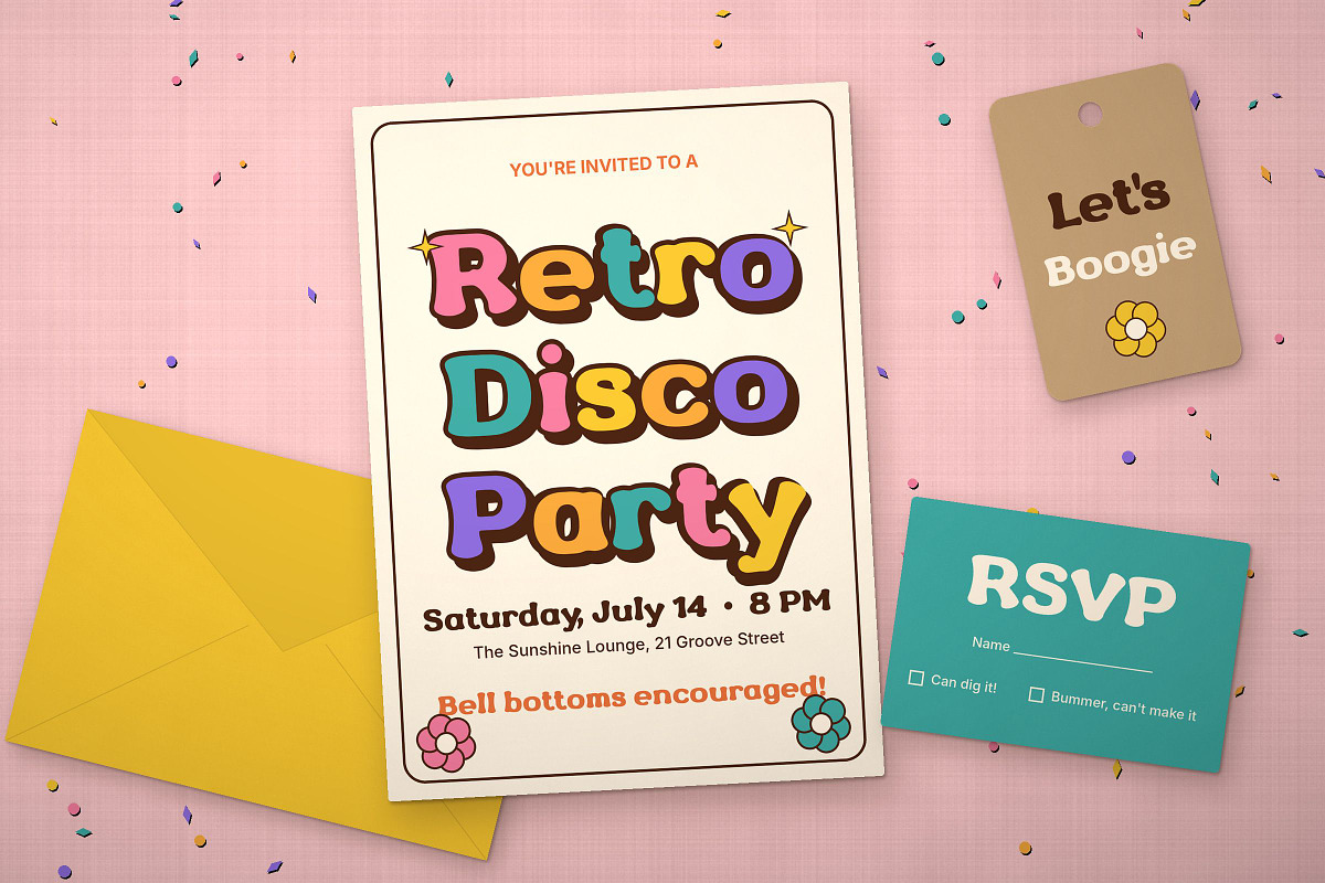 Retro Groove – Groovy Retro Font, a Serif Font by vladocar (Photo 8 of 10)