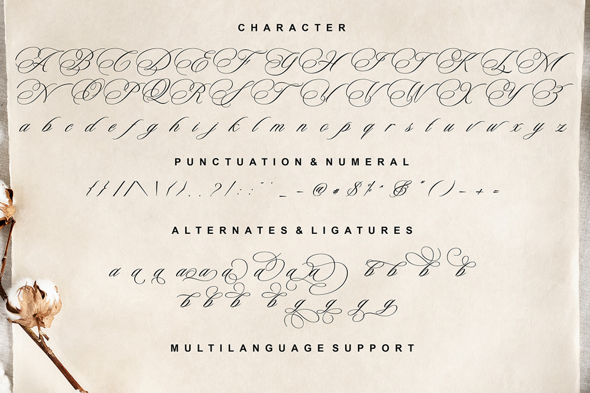 Aisha Lovely, a Script Font by Matra Creative (Photo 10 of 12)