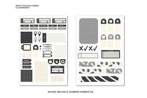 Small Business Planner Sticker PNGs