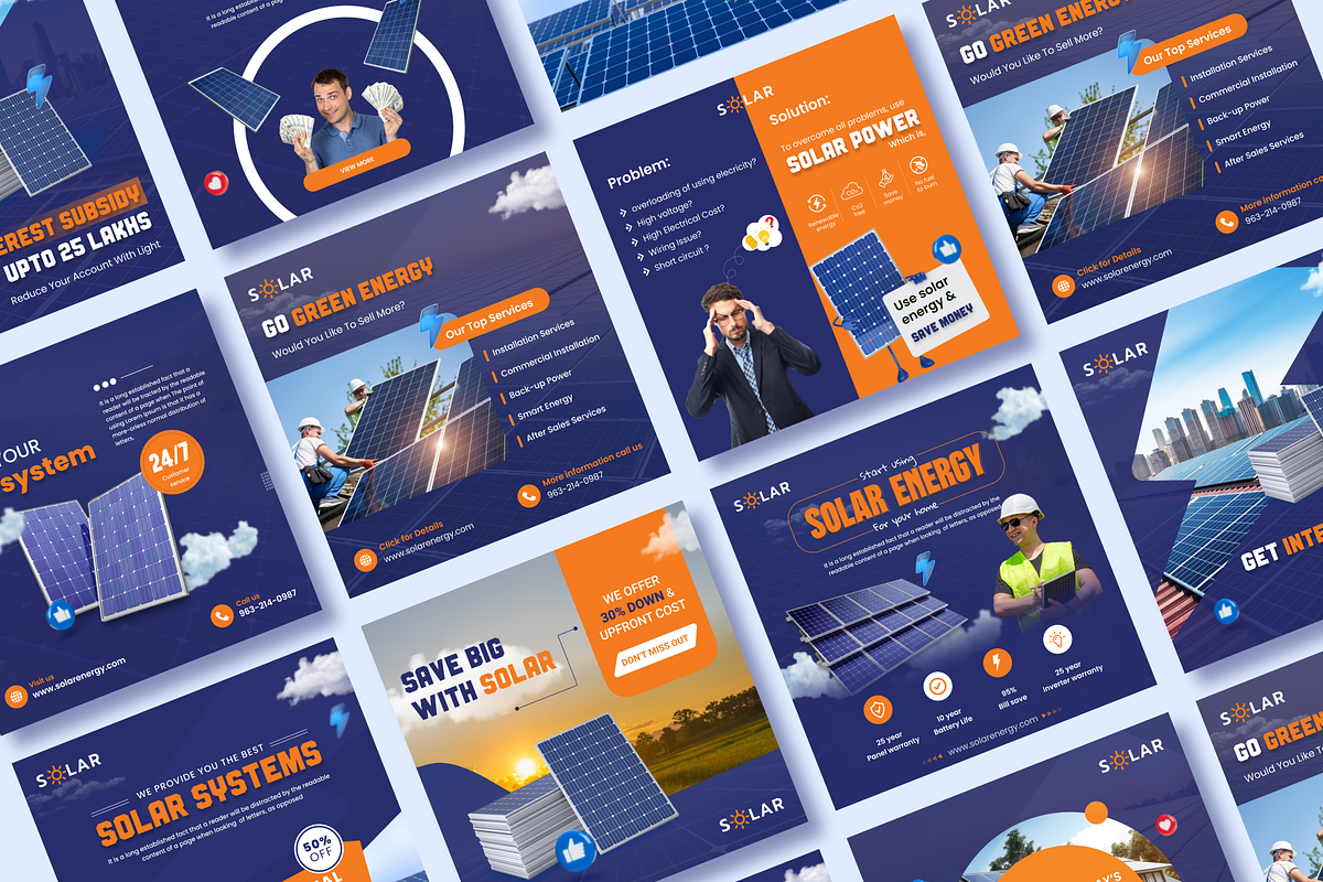 Solar System Marketing Post, a Social Media Template by IconexUI (Photo 7 of 7)